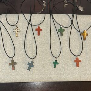 Buy it now 5/$25 Colorful Cross Pendant Necklaces YOU PICK